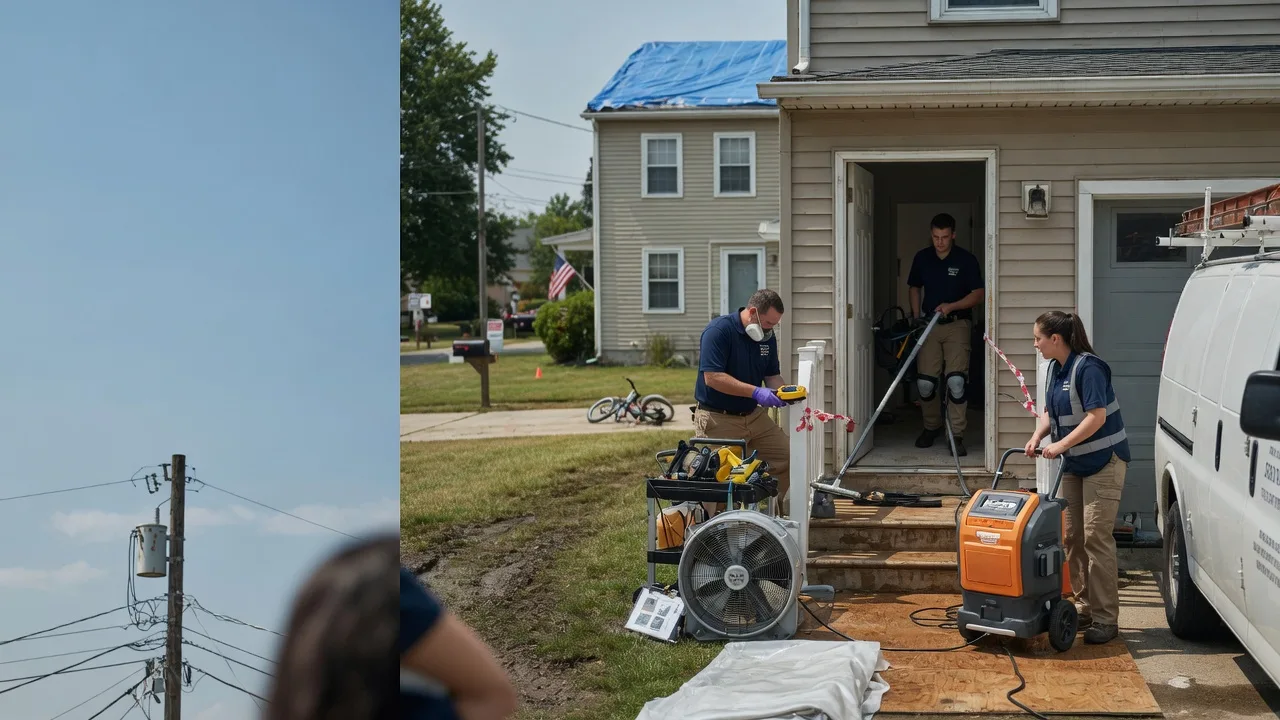 Water Damage Repair in Hydetown, PA near me